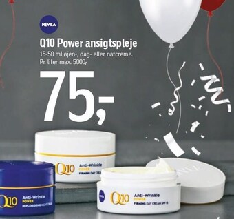 Føtex Q10 power ansigtspleje tilbud