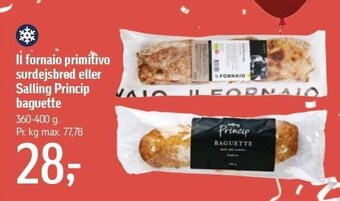 Føtex Il fornaio primitivo surdejsbrød eller salling princip baguette tilbud