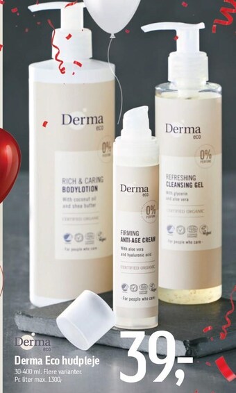 Føtex Derma eco hudpleje tilbud