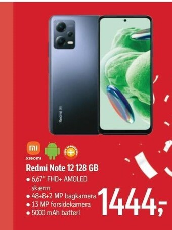 Føtex Redmi note 12 128 gb tilbud