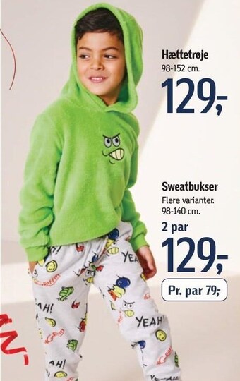 Føtex Hættetrøje eller sweatbukser tilbud
