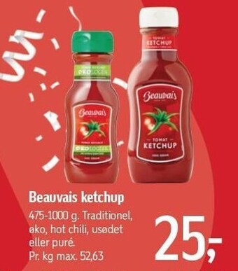 Føtex Beauvais ketchup tilbud