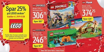 Spar 25% på lego æsker