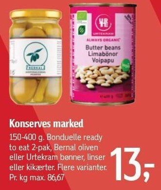 Føtex Konserves marked tilbud