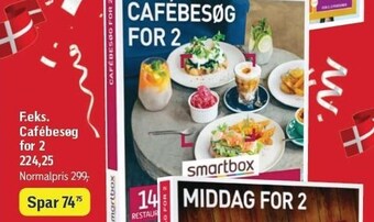 Cafébesøg for 2