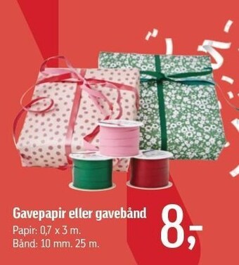 Føtex Gavepapir eller gavebånd tilbud