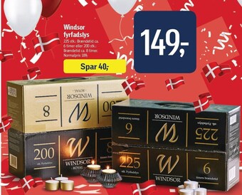 Føtex Windsor fyrfadslys tilbud