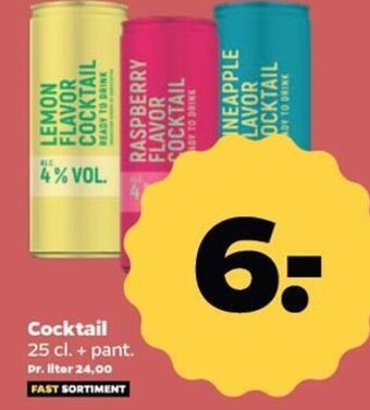 Netto Cocktail 25 cl. + pant. tilbud