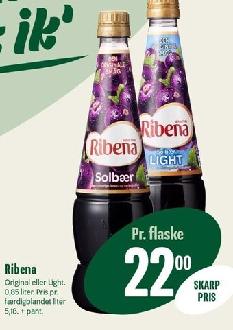 Min Købmand Ribena tilbud