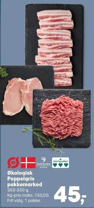 Økologisk poppelgris pakkemarked