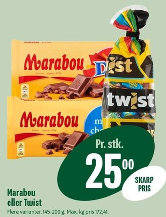 Min Købmand Marabou eller twist tilbud