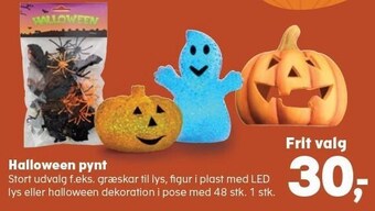 Kvickly Halloween pynt tilbud