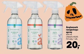 Kvickly Änglamark rengøringsspray tilbud