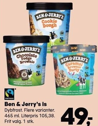 Kvickly Ben & jerry's is tilbud