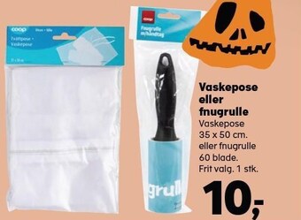 Vaskepose eller fnugrulle