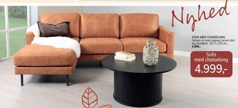 Daells Bolighus Sofa med chaiselong tilbud