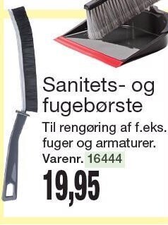 Sanitets- og fugebørste