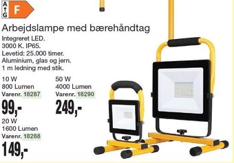 Harald Nyborg Arbejdslampe med bærehåndtag tilbud