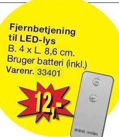 Harald Nyborg Fjernbetjening til led-lys tilbud