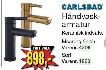 Harald Nyborg Håndvaskarmatur tilbud