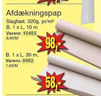 Harald Nyborg Afdækningspap tilbud