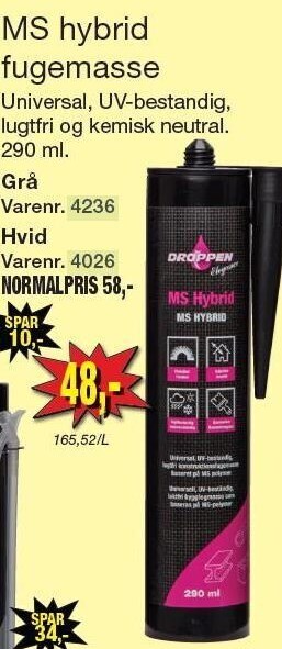 Harald Nyborg Ms hybrid fugemasse tilbud