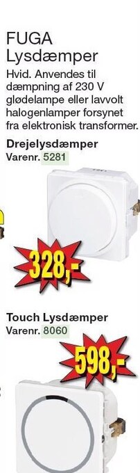 Harald Nyborg Fuga lysdæmper tilbud