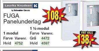 Harald Nyborg Fuga panelunderlag tilbud
