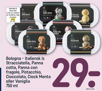 REMA 1000 Bologna - italiensk is tilbud