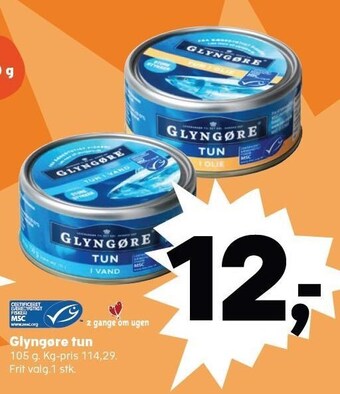 SuperBrugsen Glyngøre tun tilbud
