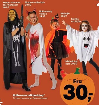 SuperBrugsen Halloween udklædning tilbud