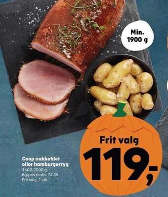 SuperBrugsen Coop nakkefilet eller hamburgerryg tilbud