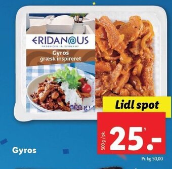 Lidl Gyros tilbud
