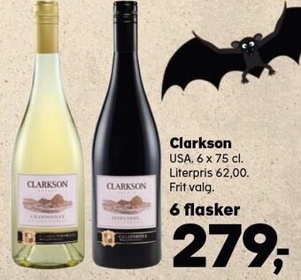 Clarkson - 6 flasker