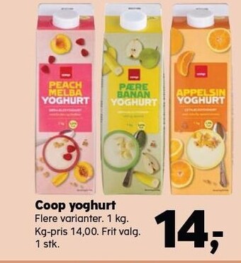 SuperBrugsen Coop yoghurt tilbud