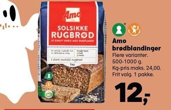 SuperBrugsen Amo brødblanding tilbud