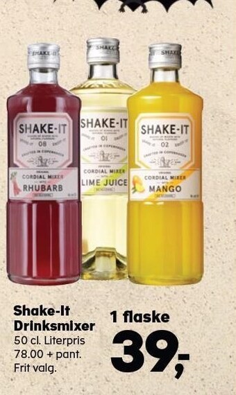 SuperBrugsen Shake-it drinksmixer tilbud