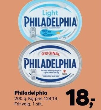 SuperBrugsen Philadelphia tilbud