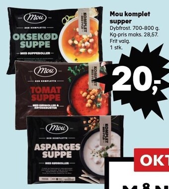 Mou komplet supper