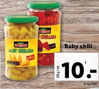 Lidl El tequito baby chili tilbud