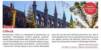 Vitus Rejser Lübeck, 3 dage tilbud