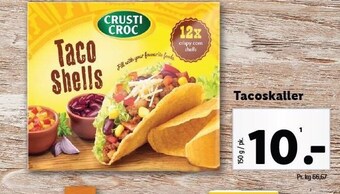 Lidl Crusti croc tacoskaller tilbud