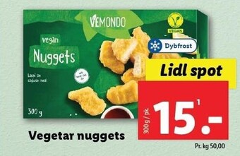 Lidl Vegetar nuggets tilbud
