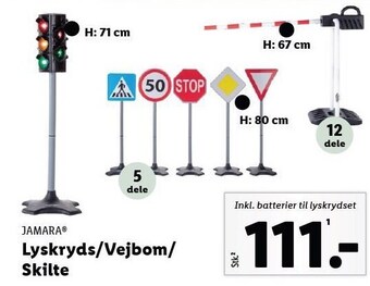 Lidl Jamara lyskryds/vejbom/skilte tilbud