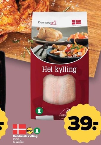 Netto Hel dansk kylling tilbud