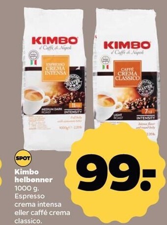 Kimbo helbønner