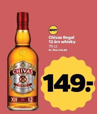Chivas regal 12 års whisky