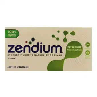 Fleggaard Zendium 2*50ml frisk mint tilbud