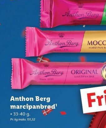Anthon Berg marcipanbrød