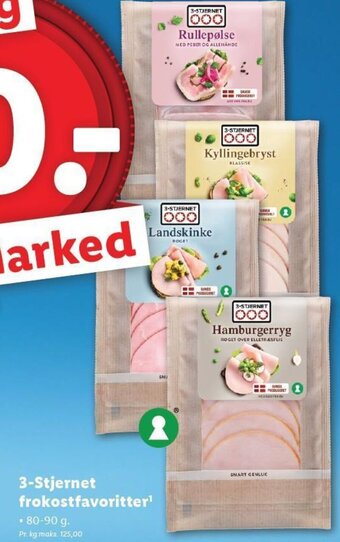 Lidl 3-Stjernet frokostfavoritter tilbud